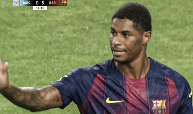 拉什福德破门巴萨巨头笑开花！成功注册西甲机会高，曼联盼其爆发