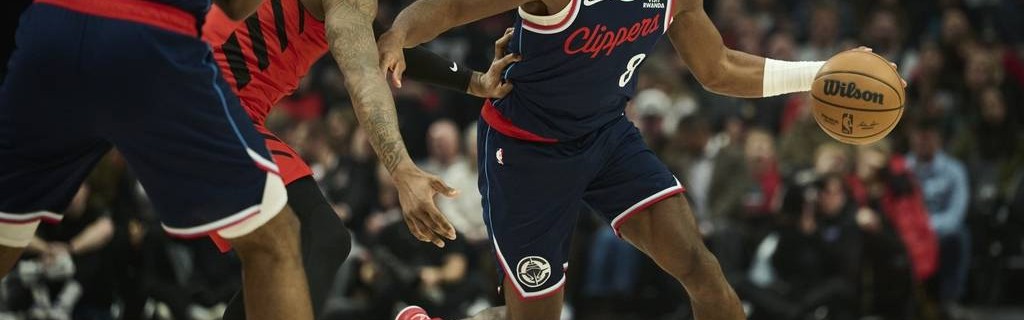 杨瀚森DNP哈登34+6伦纳德28分 开拓者遭快船逆转吞三连败