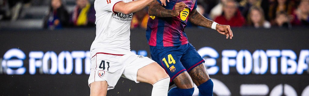 西甲-拉菲尼亚双响佩德里助攻 巴萨2-0奥萨苏纳先赛7分领跑