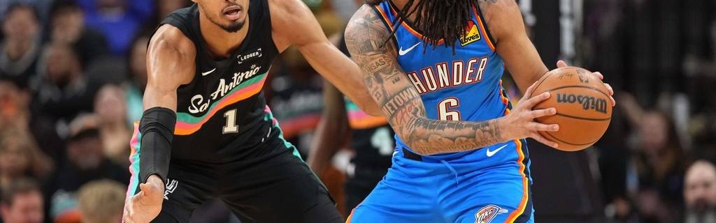 文班亚马22+14威廉姆斯24+12 马刺胜雷霆