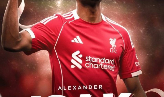 接过努涅斯号码！英媒：伊萨克在利物浦将穿9号，转会费1.3亿镑