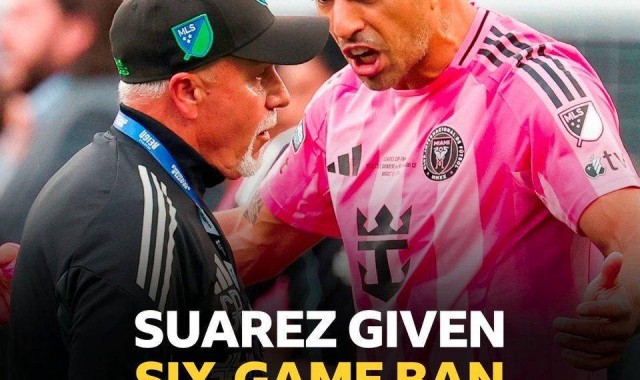 迈阿密巨星因向对手工作人员吐口水遭禁赛六场，美职联或将跟进处理