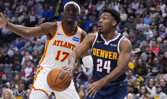 丹尼尔斯三双约翰逊29+9+6 老鹰末节发力大胜掘金