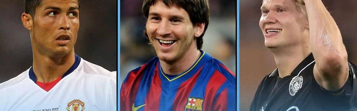 50场欧冠过后，哈兰德的数据让梅西和罗纳尔多都显得慢热