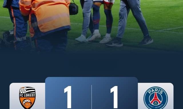 法甲毫无挑战性 巴黎1-1洛里昂近4轮联赛仅1胜 仍高居榜首